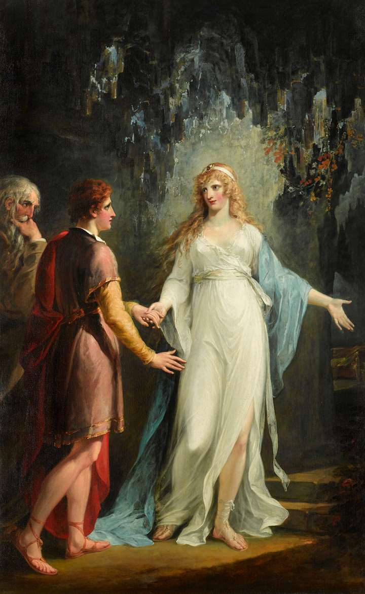 Calypso receiving Telemachus and Mentor in the Grotto